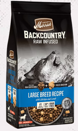 Merrick Backcountry Raw Infused Large Breed Recipe