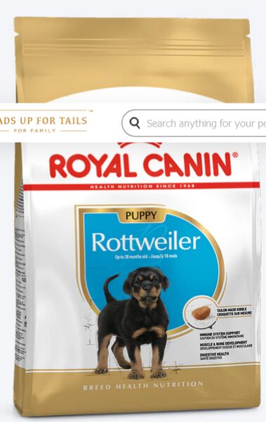 Royal Canin Rottweiler puppy food 